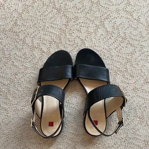 Hogl black sandals.